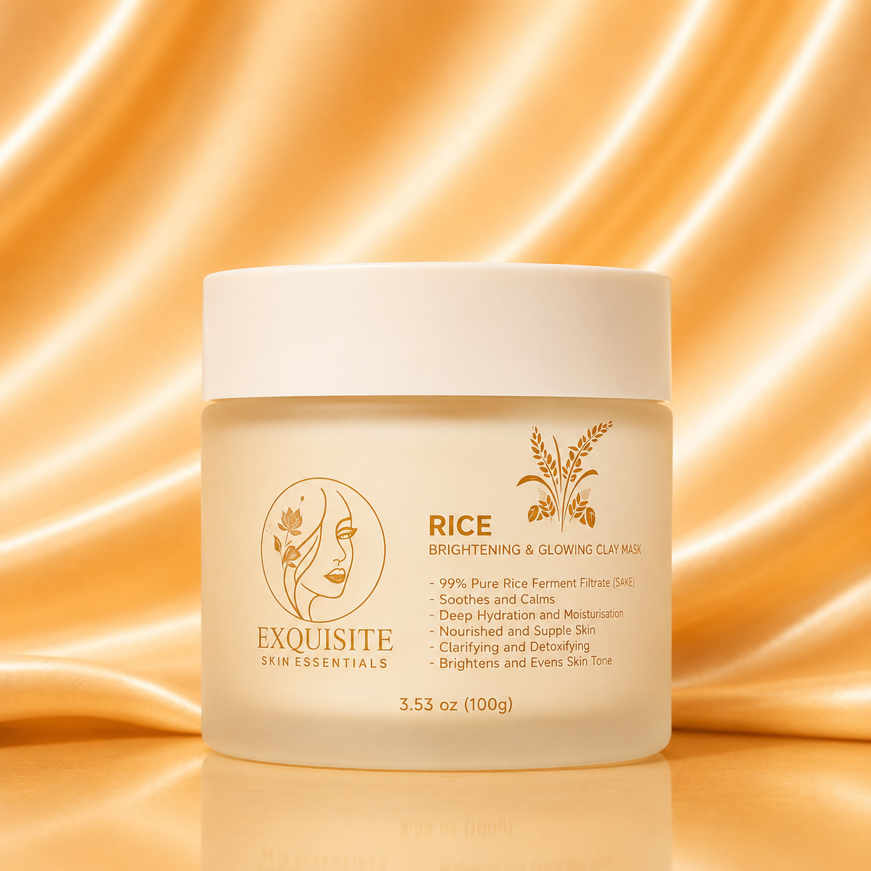 Rice Brightening & Glowing Claymask